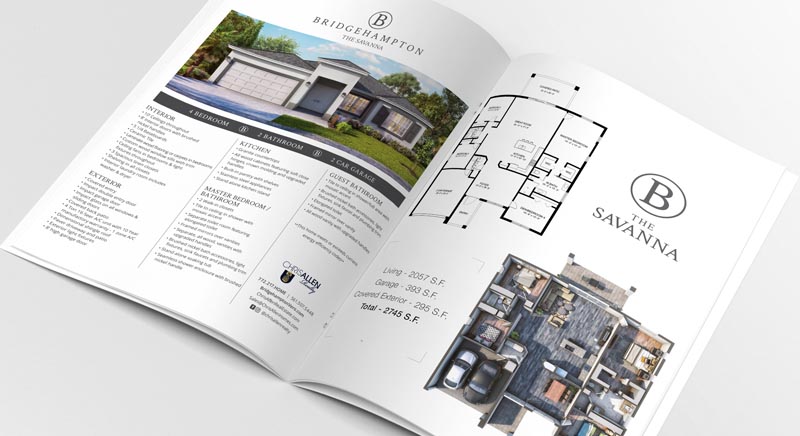 Real Estate Brochure Design Bridgehampton