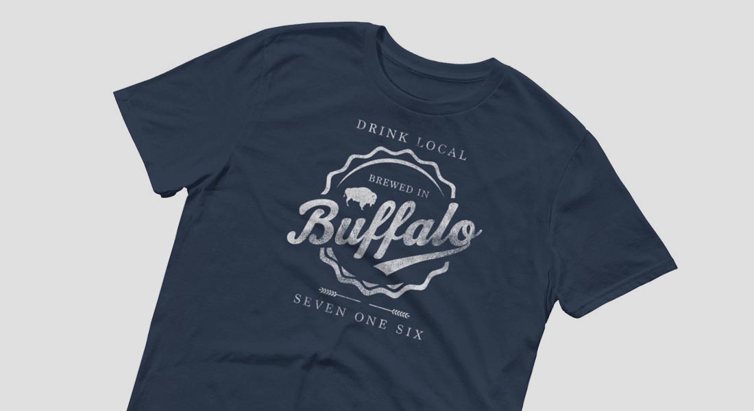 Craft Beer T-Shirt Design Brewed In Buffalo